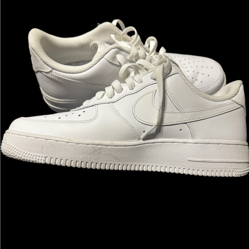 Nike Air Force 1 White Sneakers (Men’s) - Picture 5 of 8